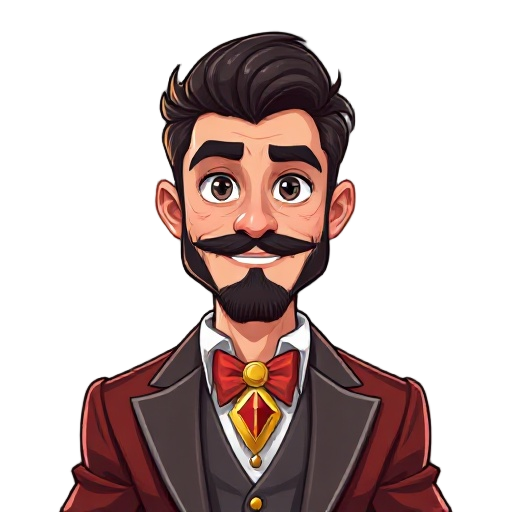 a rich guy from a cassino, with a  fancy outfit
