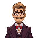 a rich guy from a cassino, with a  fancy outfit