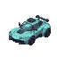 um carro futurista, com um lança mísseis acoplado no teto o sprite precisa ter as 16 posições, se trata de um jogo com câmera isométrica