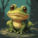 big frog animal