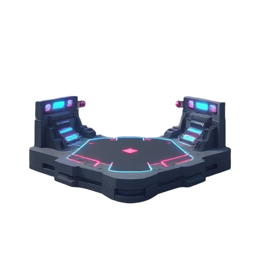 quero criar uma arena para meu pong que sera futurista