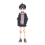 a japanese high school student 