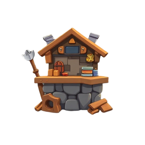 faça uma banca de trabalho de um jogo 2d em terceira pessoa 