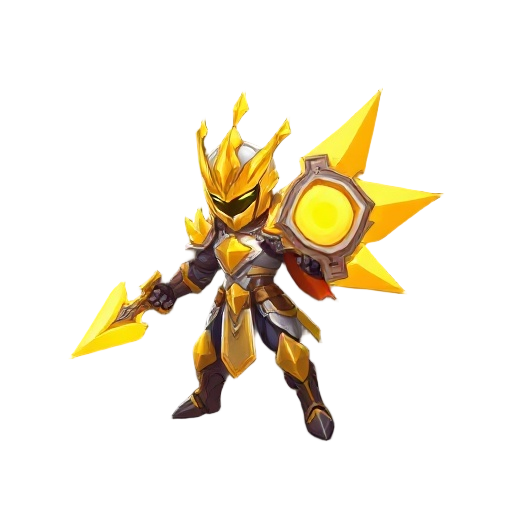 solarion ☀️ guardian rider — radiant knight forged from the first sun’s golden shards
