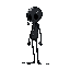 black slime stickman (dripping with ink