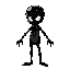 black slime stickman (dripping with ink