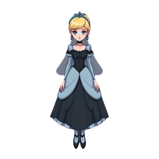 a gothic cinderella in 64bit