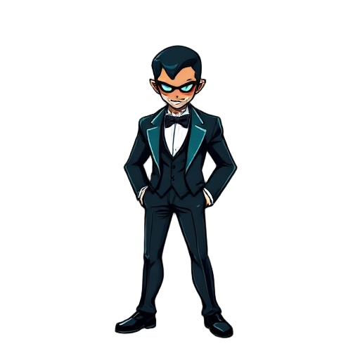 generate a sprite ofzero from the megman zero series, with a tuxedo on, similar  to john wick