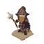 a fantasy mage character inspired by the game tibia. 