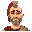 veteran roman soldier, 40 years old, shaved, 3/4 portrait