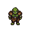 a ogre with two fang in  the top down rpg game style