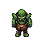 a ogre with two fang in  the top down rpg game style