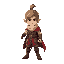 a warrior with one handed sword and who magic ability,