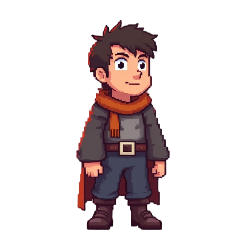 pixel character for rpg tamer game