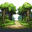 path through forest