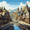 northern europe town