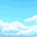 clouds on blue sky