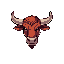 icon of a bull's head