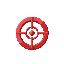 target sign, red crosshair
