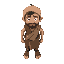 poor villager with wearing rags