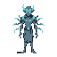 immortal person with alien augments