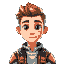 human person with high tech clothes