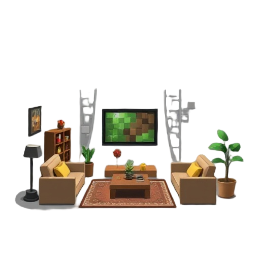 minecraft living room design ideas