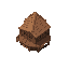 "32x32 pixel art small town shop building, civil war era, top-down perspective, wooden structure"
