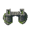 "32x32 pixel art stone bridge, civil war battlefield feature, top-down perspective, limited palette"