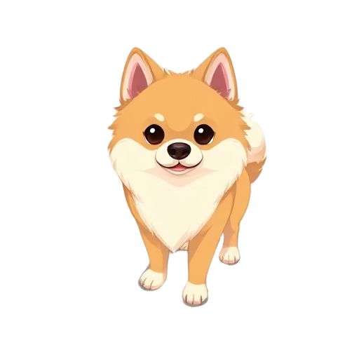 cute pomeranian dog