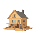 early stages constuction of a home
