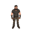 middle age tough man