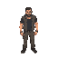 middle age tough man