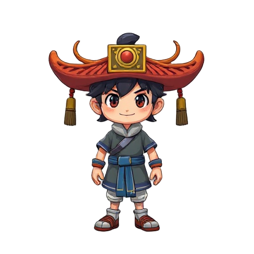 vieux personnage asiatique qui fait namasré