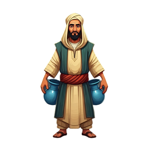 moroccan grrab ( traditional water seller ) 