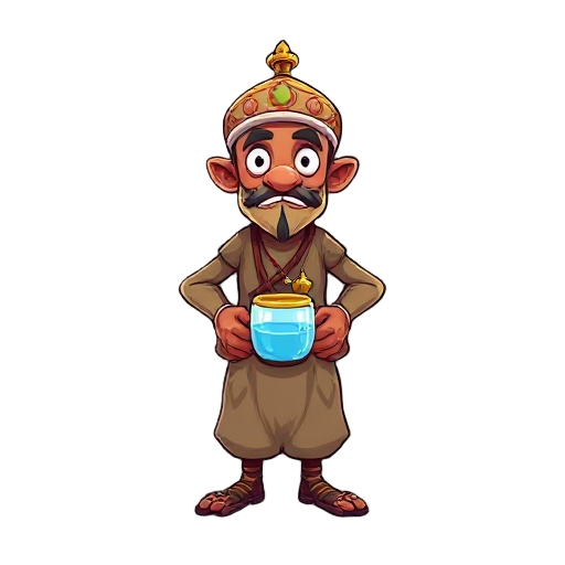 moroccan grrab ( traditional water seller ) 