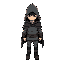 a character wearing a hooded cape