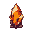 fire cristal raw minecraft style