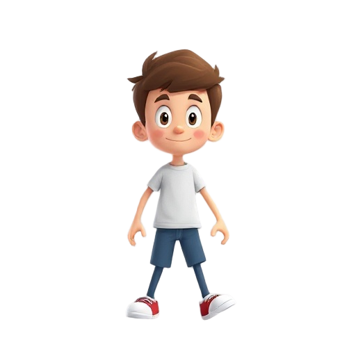 the character is walking!