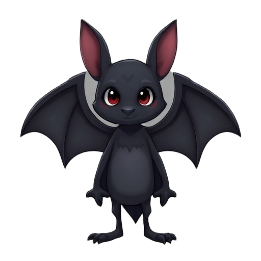 no legs black bat