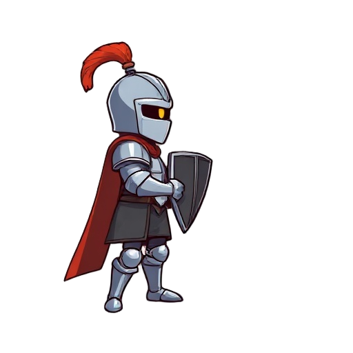 draw a knight from the side