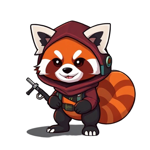 hacker red panda