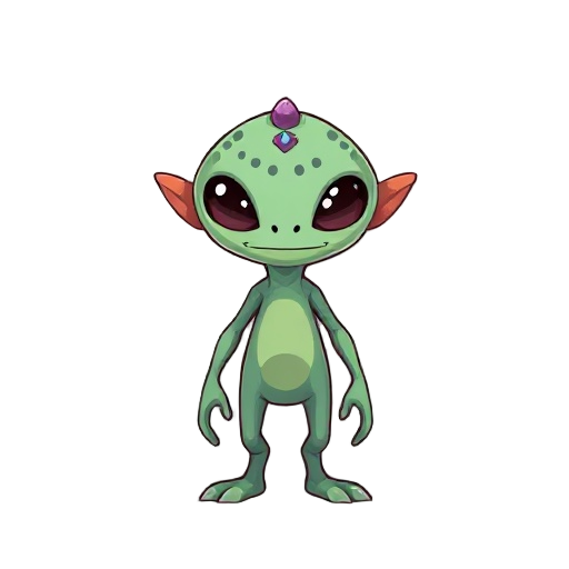 an avil boba tea alien