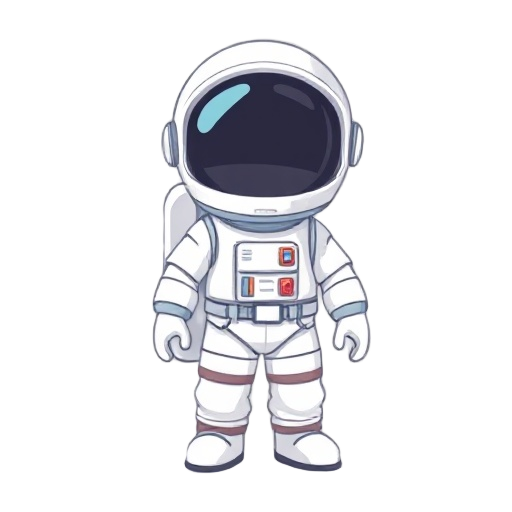 white suit astronaut 8 bit