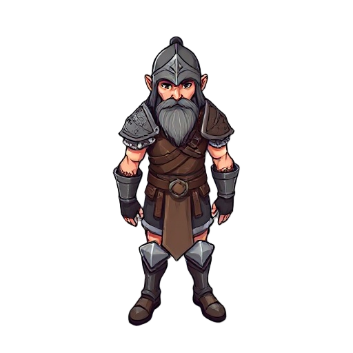 create a classic fantasy warrior