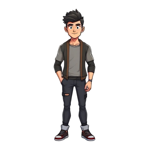 male character template