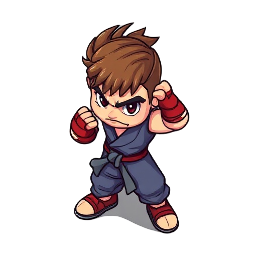 japanese fighting character that looks like street fighter character