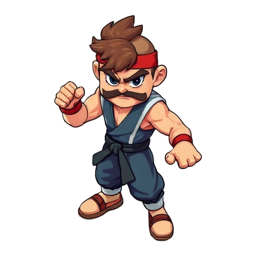 japanese fighting character that looks like street fighter character