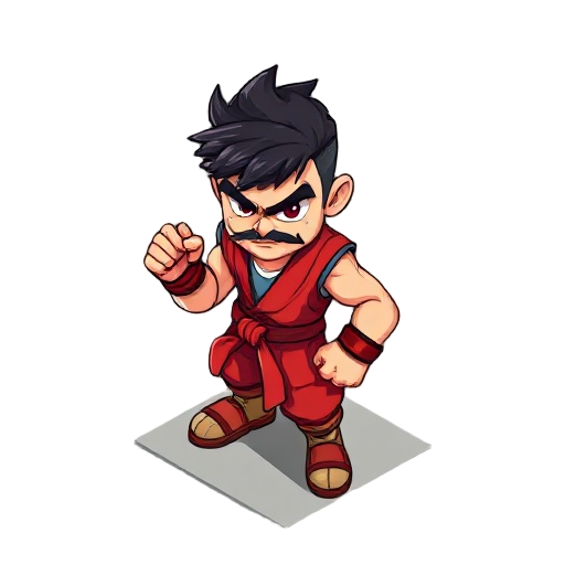 japanese fighting character that looks like street fighter character