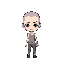 design a 2d character base in chibi style, facing forward with no hair and no clothing.  visual style: - chibi proportions: large head, small body, short limbs - clean line art, pastel shading, no outlines around body - gender-neutral and expressionless f